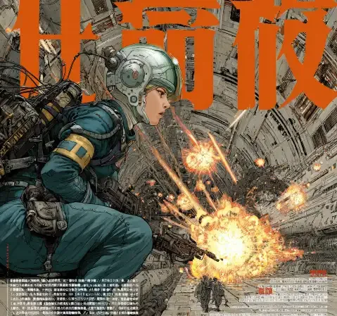 霜落北境封面，奇幻冒险题材方向的漫画作品条目